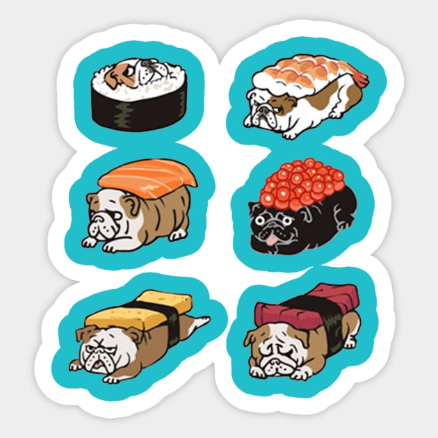 Sushi Hug Sticker by melianinur